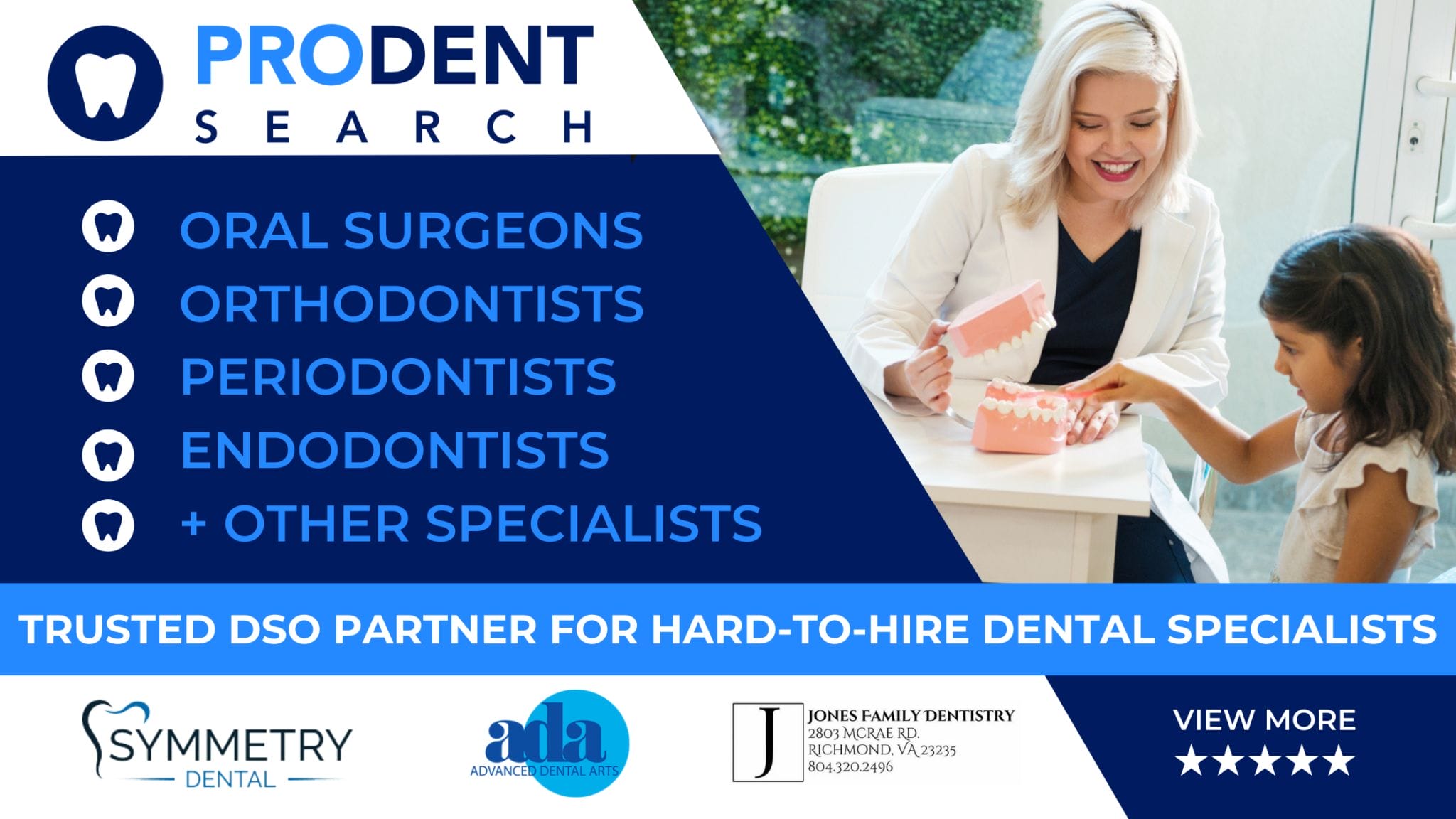 Why DSOs Partner with PRODENT SEARCH Prodent Search Dental