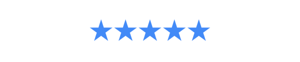 blue five stars for prodent search