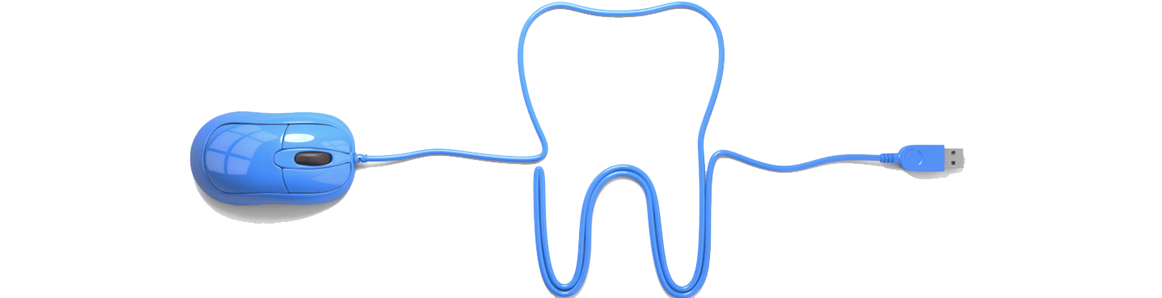 Tooth done with blue cables for prodent search